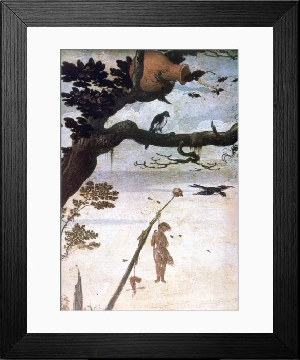 Framed Print : Landscape scene, legend of Saint Christopher, c1520-1559. Artist: Jan Mandyn Framed Print : Landscape scene, legend of Saint Christopher, c1520-1559. Artist: Jan Mandyn