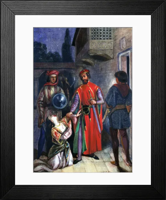 Framed Print : The Supplication, c1823-1870. Artist: Prosper Merimee Framed Print : The Supplication, c1823-1870. Artist: Prosper Merimee