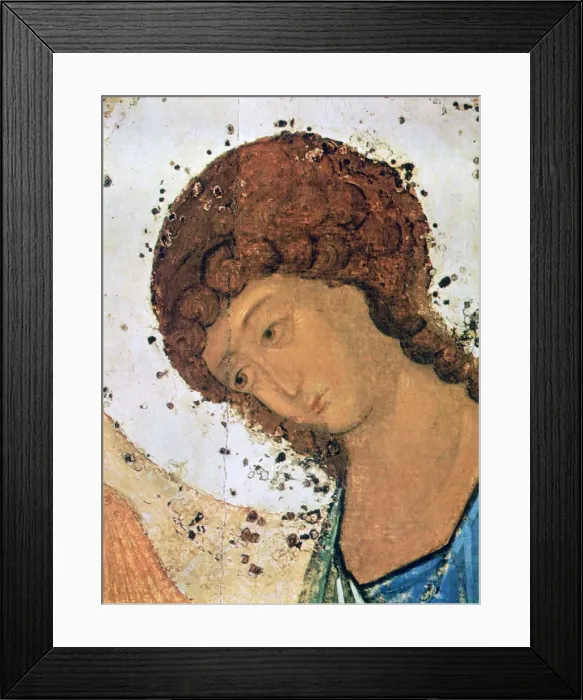 Framed Print : The Trinity, (Detail), c1380-1430. Artist: Andrey Rublyov Framed Print : The Trinity, (Detail), c1380-1430. Artist: Andrey Rublyov