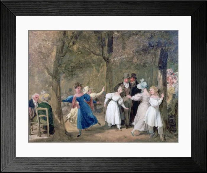 Framed Print : Reunion in the Luxembourg Gardens, 1761-1845. Artist: Louis Leopold Boilly Framed Print : Reunion in the Luxembourg Gardens, 1761-1845. Artist: Louis Leopold Boilly