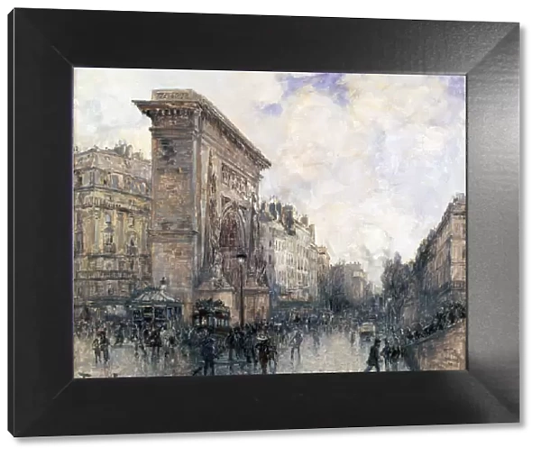Arc de Triomphe de la Porte St-Denis, Paris, c1875-1926. Artist: Frank Myers Boggs