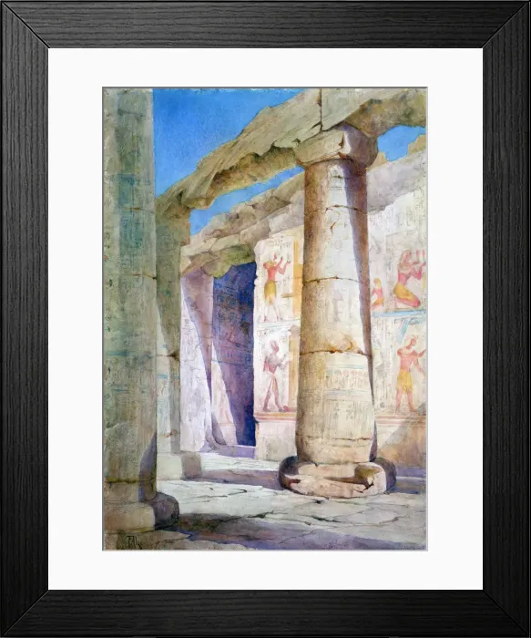 Framed Print : Egypt, 19th century. Artist: Frances Anne Lee Framed Print : Egypt, 19th century. Artist: Frances Anne Lee
