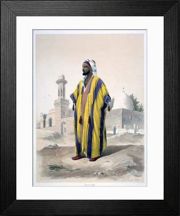 Framed Print : Fellah, c1825-1875. Artist: Emile Prisse D Avennes Framed Print : Fellah, c1825-1875. Artist: Emile Prisse D Avennes