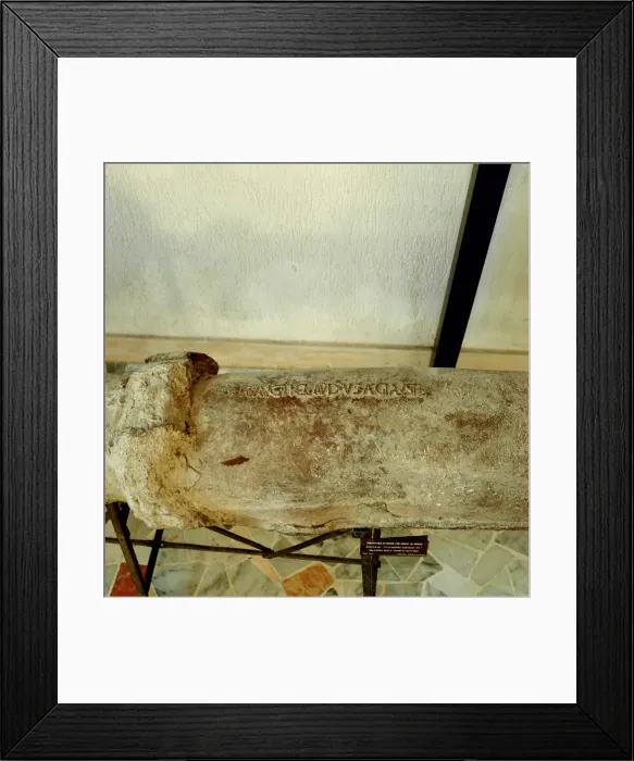 Framed Print : Roman Water Pipe Framed Print : Roman Water Pipe