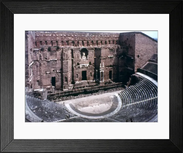 Framed Print : Roman theatre at Orange, France Framed Print : Roman theatre at Orange, France