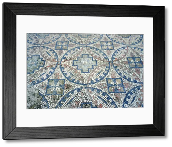 Framed Print : Mosaic from a Roman villa, Montreal, Dordogne and Atlantic Coast, France Framed Print : Mosaic from a Roman villa, Montreal, Dordogne and Atlantic Coast, France