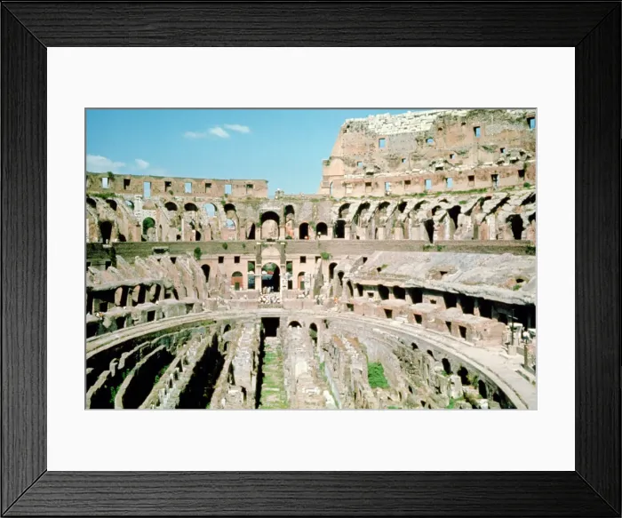 Framed Print : Inside the Colosseum, Rome, Italy Framed Print : Inside the Colosseum, Rome, Italy