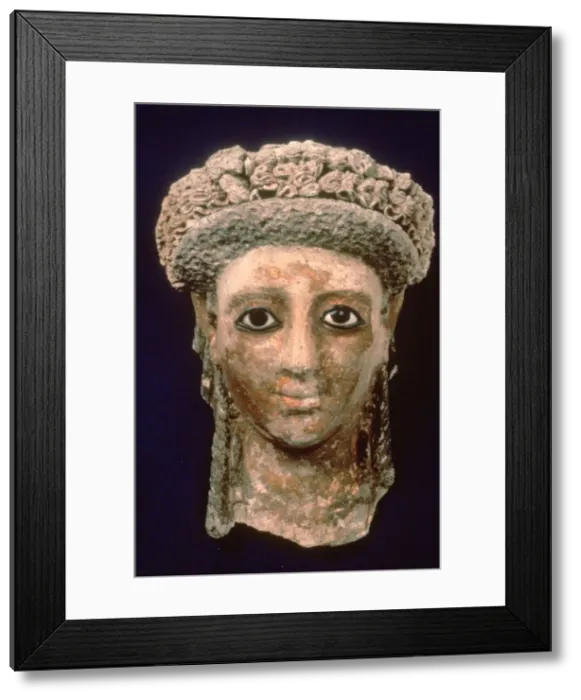 Framed Print : Egyptian head, 75-100 AD Framed Print : Egyptian head, 75-100 AD