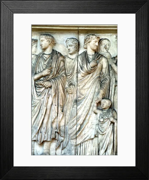 Framed Print : Ara Pacis, Rome, 9 BC Framed Print : Ara Pacis, Rome, 9 BC