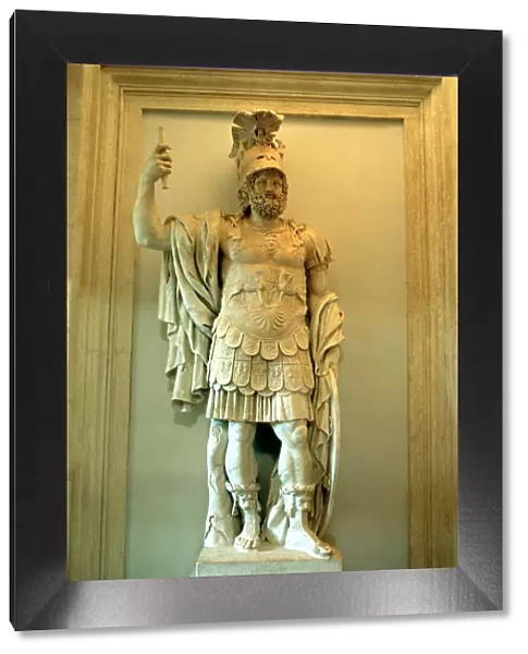 Roman statue, Temple of Mars Ultor, Rome. Artist: A Lorenzini
