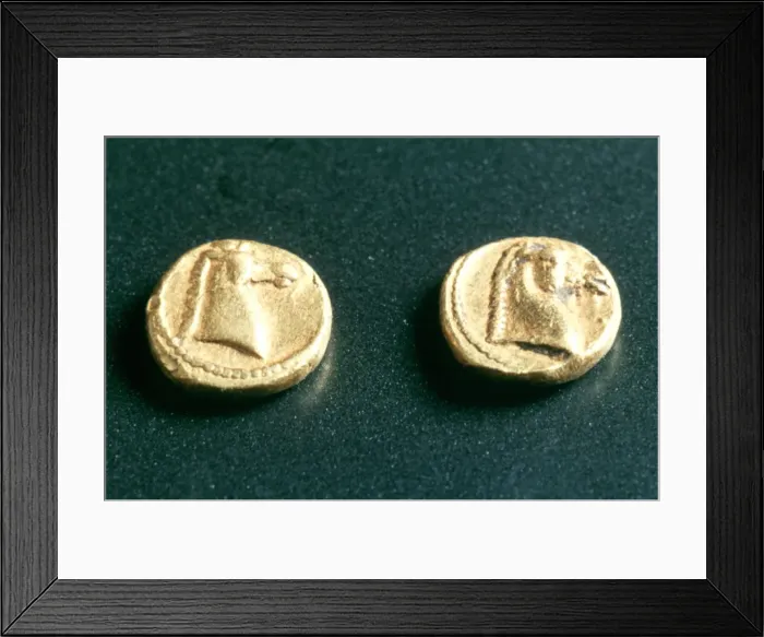 Framed Print : Money, Kerkouane, Tunisia, 3rd century BC Framed Print : Money, Kerkouane, Tunisia, 3rd century BC