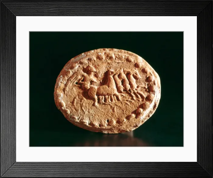 Framed Print : Quadriga, Kerkouane, Tunisia, 3rd century BC Framed Print : Quadriga, Kerkouane, Tunisia, 3rd century BC