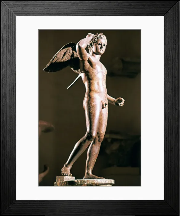 Framed Print : Agon, statue from the Roman period, Madhia, Tunisia Framed Print : Agon, statue from the Roman period, Madhia, Tunisia