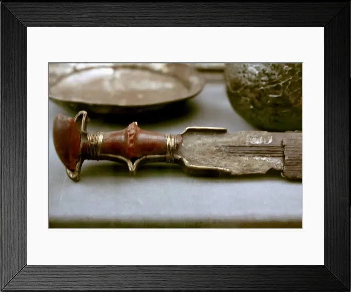 Framed Print : Etruscan or Roman sword. Artist: A Lorenzini Framed Print : Etruscan or Roman sword. Artist: A Lorenzini
