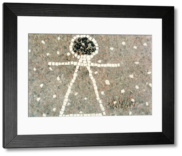 Framed Print : Mosaic of Tanit, Cartaginian, 3rd century BC Framed Print : Mosaic of Tanit, Cartaginian, 3rd century BC