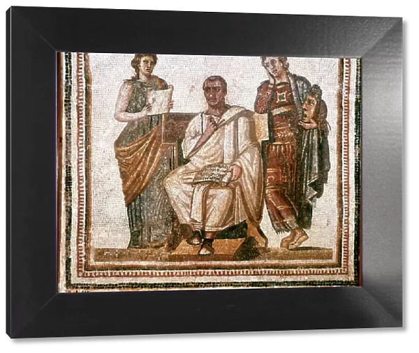 Virgil and the Muses, Roman mosaic from Sousse, Tunisia, 3rd century AD