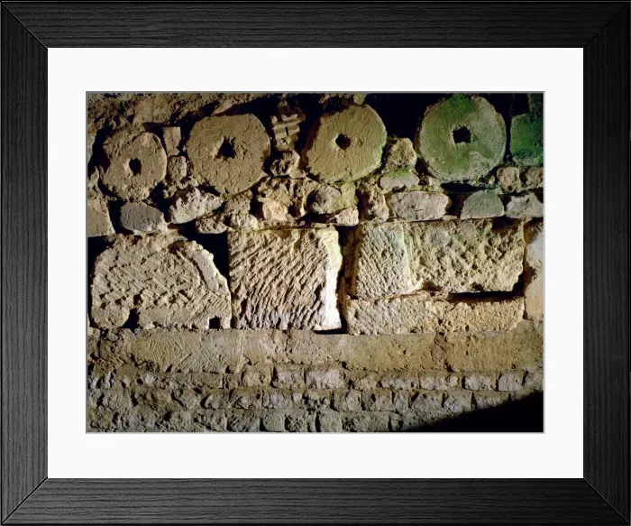 Framed Print : Gallo-Roman crypt Framed Print : Gallo-Roman crypt