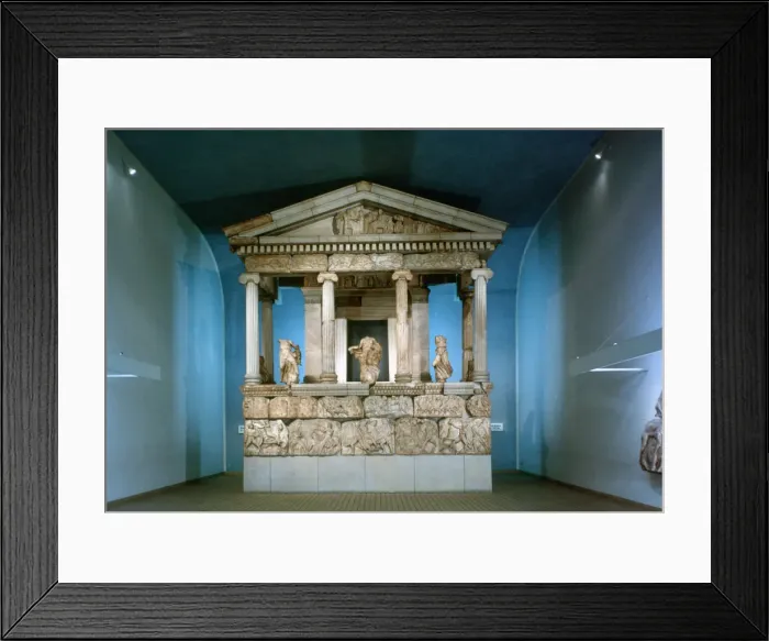 Framed Print : Nereid Monument, Lykian, 390-380 BC Framed Print : Nereid Monument, Lykian, 390-380 BC