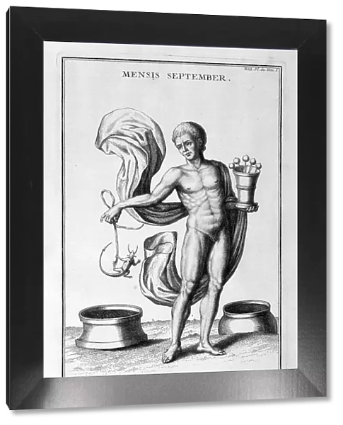 A representation of September, 1757. Artist: Bernard de Montfaucon
