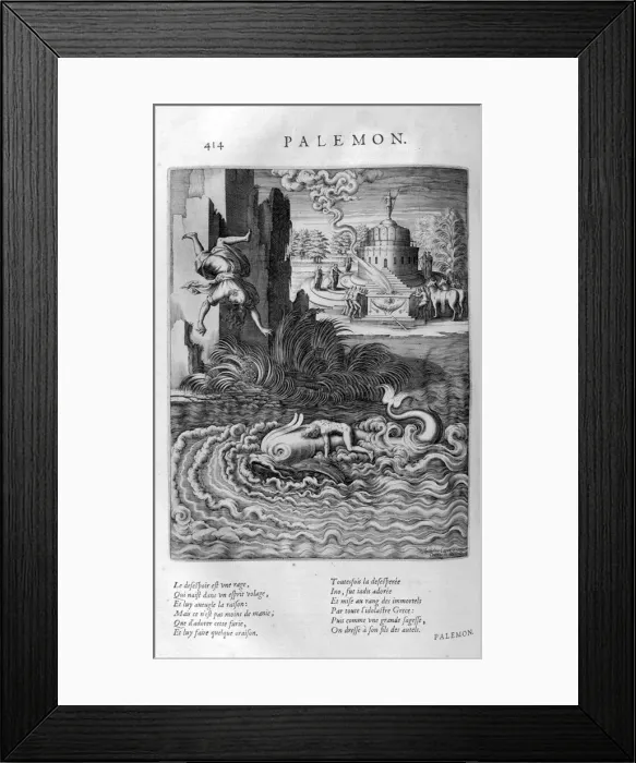Framed Print : Palemon, 1615. Artist: Leonard Gaultier Framed Print : Palemon, 1615. Artist: Leonard Gaultier