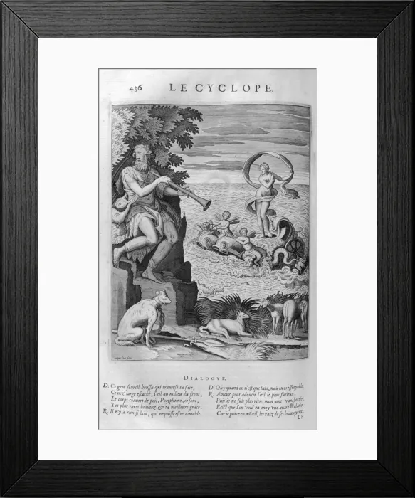 Framed Print : The Cyclops, 1615. Artist: Leonard Gaultier Framed Print : The Cyclops, 1615. Artist: Leonard Gaultier