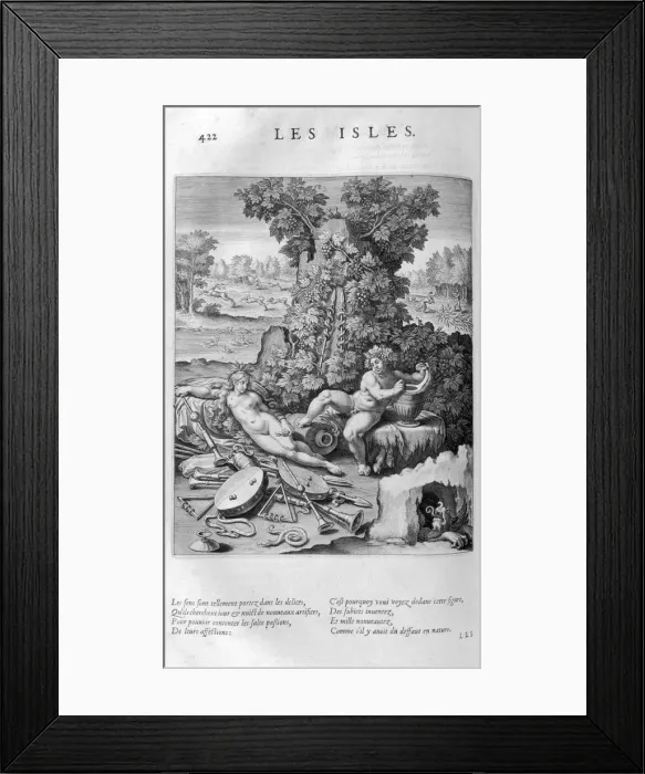 Framed Print : Les Isles, 1615. Artist: Leonard Gaultier Framed Print : Les Isles, 1615. Artist: Leonard Gaultier
