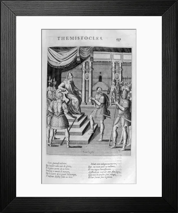 Framed Print : Themistocles, 1615. Artist: Leonard Gaultier