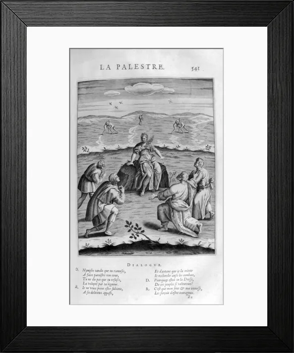 Framed Print : The Palestre, 1615. Artist: Leonard Gaultier Framed Print : The Palestre, 1615. Artist: Leonard Gaultier
