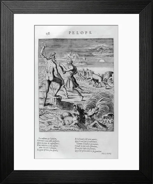 Framed Print : Pelops, 1615. Artist: Leonard Gaultier Framed Print : Pelops, 1615. Artist: Leonard Gaultier