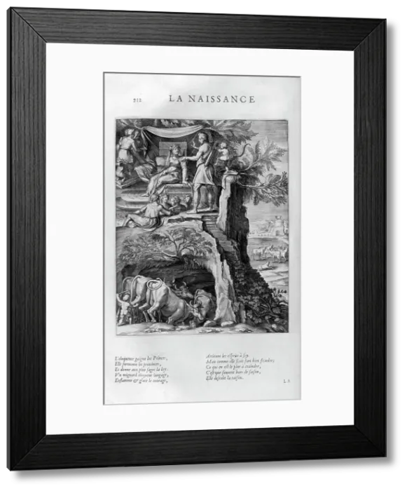 Framed Print : The Birth, 1615. Artist: Leonard Gaultier Framed Print : The Birth, 1615. Artist: Leonard Gaultier
