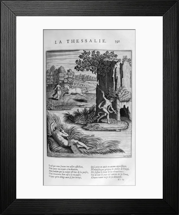 Framed Print : Thessalie, (Thessaly), 1615. Artist: Leonard Gaultier Framed Print : Thessalie, (Thessaly), 1615. Artist: Leonard Gaultier