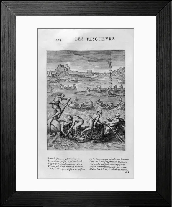 Framed Print : The Fisherman, 1615. Artist: Leonard Gaultier Framed Print : The Fisherman, 1615. Artist: Leonard Gaultier