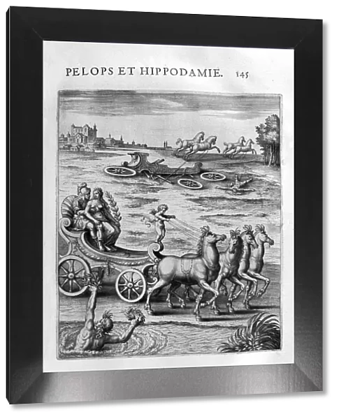 Pelops and Hippodamia, 1615. Artist: Leonard Gaultier