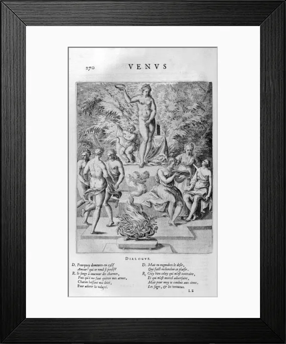 Framed Print : Venus, 1615. Artist: Leonard Gaultier Framed Print : Venus, 1615. Artist: Leonard Gaultier