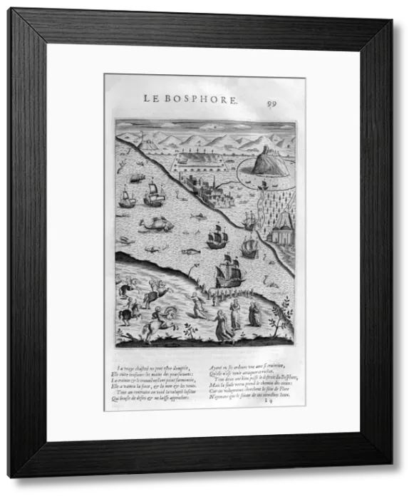 Framed Print : The Bosporus or Bosphorus, 1615. Artist: Leonard Gaultier Framed Print : The Bosporus or Bosphorus, 1615. Artist: Leonard Gaultier