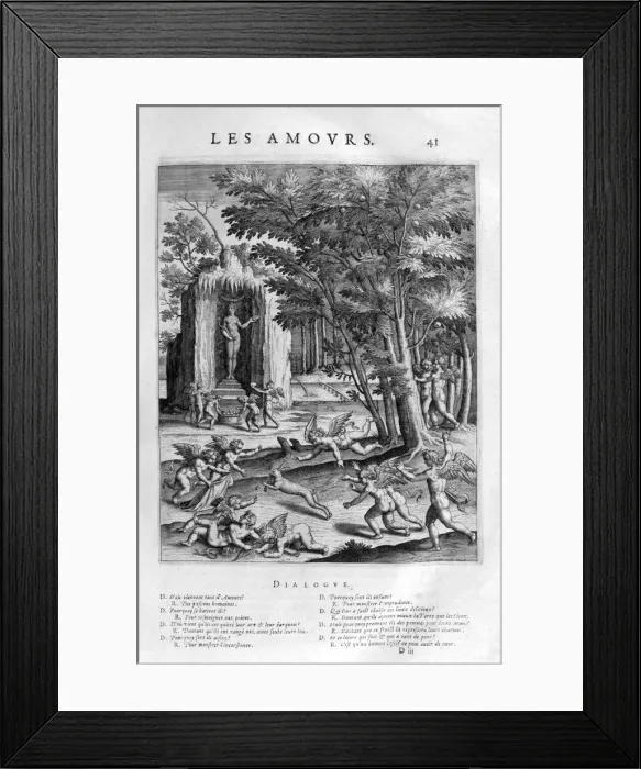 Framed Print : Amor, 1615. Artist: Leonard Gaultier Framed Print : Amor, 1615. Artist: Leonard Gaultier