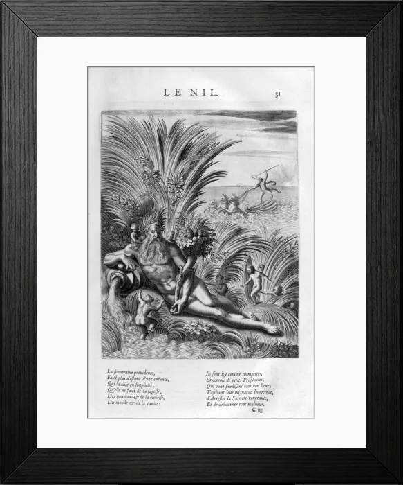 Framed Print : The Nile, 1615. Artist: Leonard Gaultier Framed Print : The Nile, 1615. Artist: Leonard Gaultier