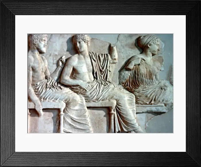 Framed Print : Poseidon, Apollo and Artemis, 447-432 BC Framed Print : Poseidon, Apollo and Artemis, 447-432 BC