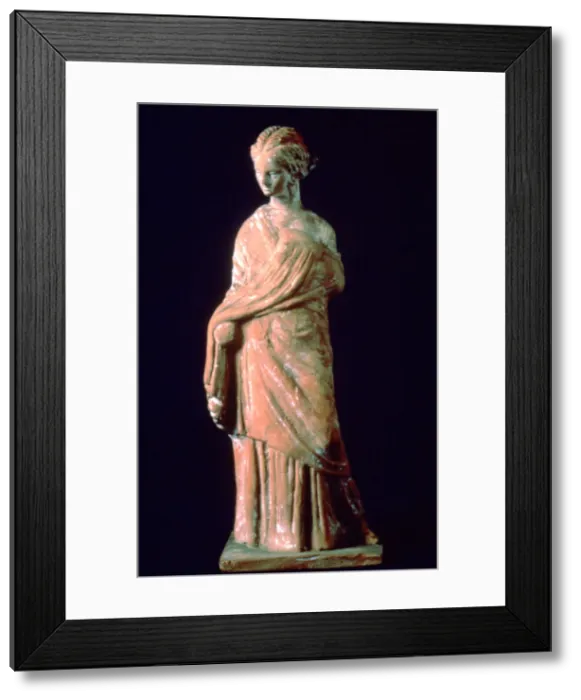 Framed Print : Figure of a woman, Greek, 3rd century Framed Print : Figure of a woman, Greek, 3rd century