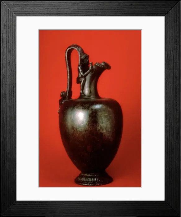 Framed Print : Vase from Peloponnesus, Greece, 5th century Framed Print : Vase from Peloponnesus, Greece, 5th century