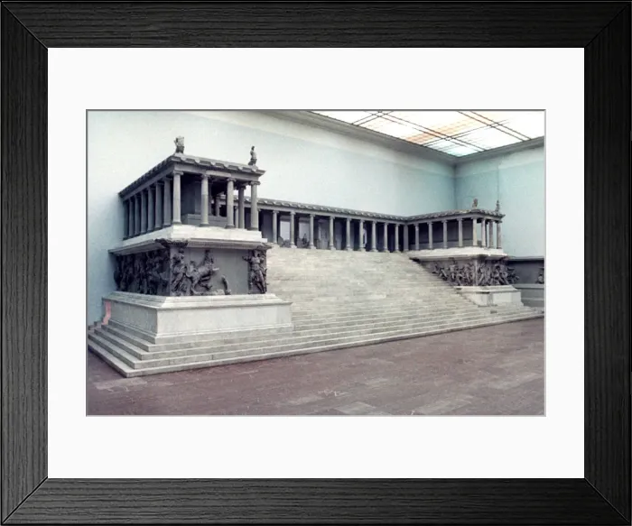 Framed Print : Pergamon Altar, 2nd century BC Framed Print : Pergamon Altar, 2nd century BC
