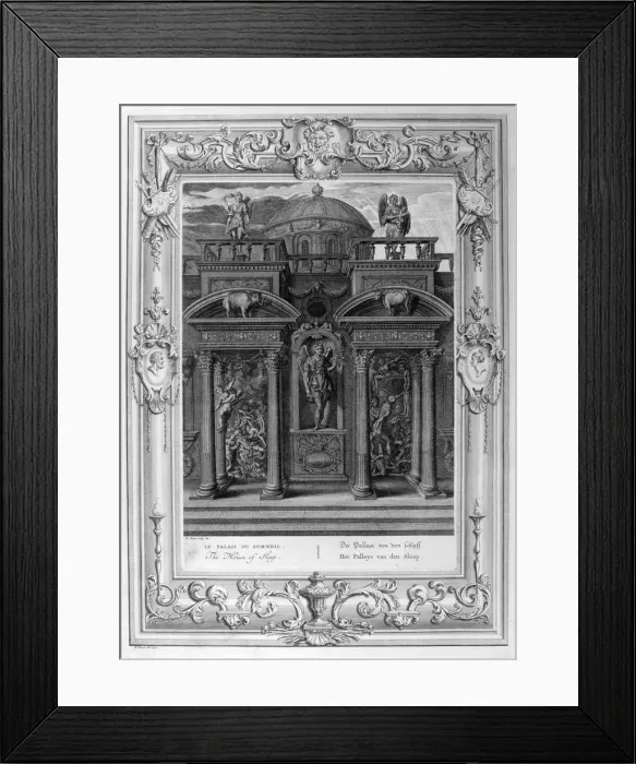 Framed Print : The House of Sleep, 1733. Artist: Bernard Picart Framed Print : The House of Sleep, 1733. Artist: Bernard Picart