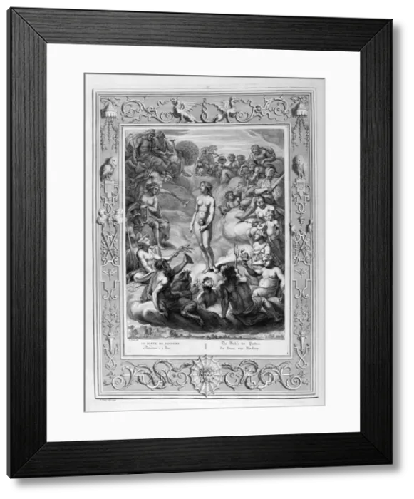 Framed Print : Pandoras Box, 1733. Artist: Bernard Picart Framed Print : Pandoras Box, 1733. Artist: Bernard Picart