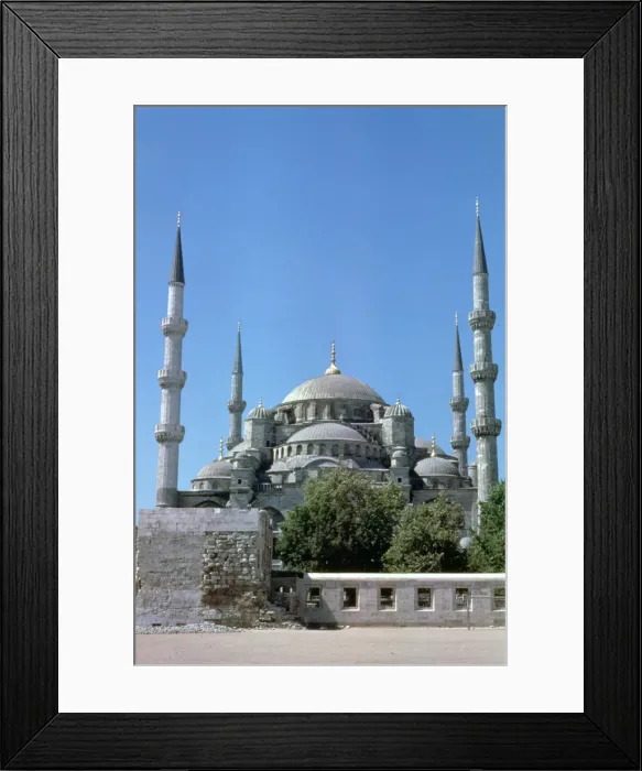 Framed Print : Sultan Ahmed Mosque, (Blue Mosque), north elevation, Istanbul, Turkey Framed Print : Sultan Ahmed Mosque, (Blue Mosque), north elevation, Istanbul, Turkey