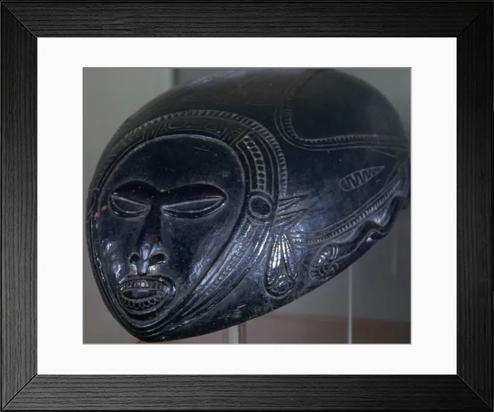 Framed Print : Melanesian bowl, Tami Island, Papua New Guinea, 20th century Framed Print : Melanesian bowl, Tami Island, Papua New Guinea, 20th century