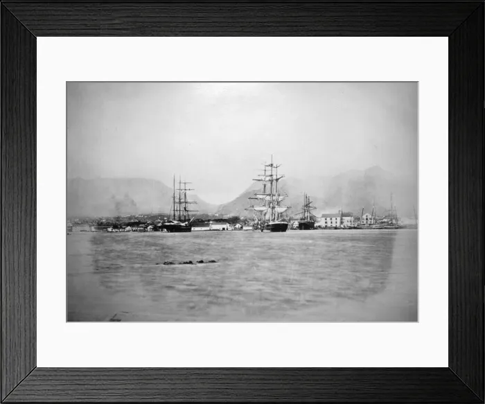 Framed Print : Honolulu, Hawaii, 1885-1890 Framed Print : Honolulu, Hawaii, 1885-1890