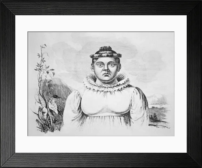 Framed Print : Nomahanna, c1805-1828. Artist: Ludwig Choris Framed Print : Nomahanna, c1805-1828. Artist: Ludwig Choris