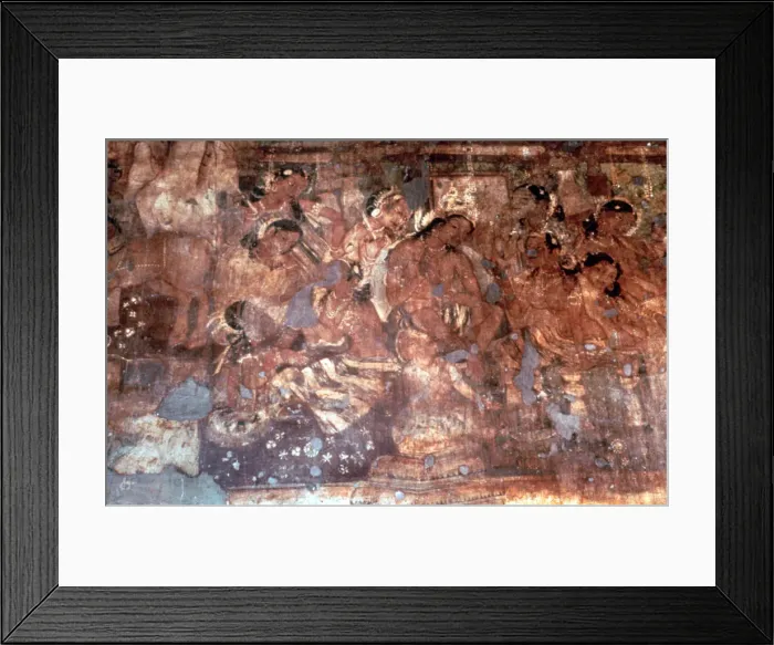 Framed Print : A Scene From Mahajanaka, India, 2nd Century BC Framed Print : A Scene From Mahajanaka, India, 2nd Century BC