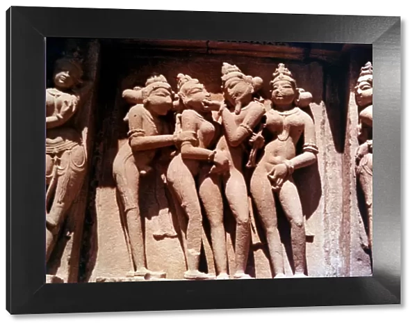 Erotic Sculpture, Hindu Temple, Khajuraho, India, 950 - 1050