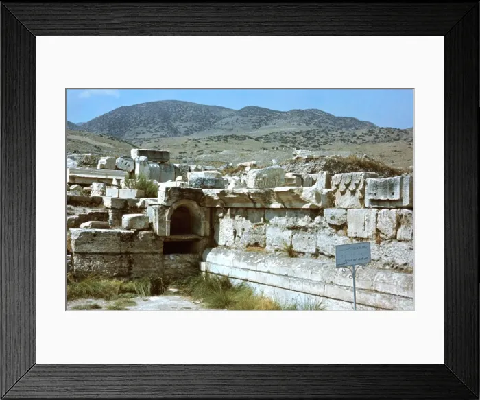 Framed Print : Hierapolis, Pamukkale, Turkey, 190BC Framed Print : Hierapolis, Pamukkale, Turkey, 190BC